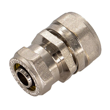 Муфта, AQUATTRO, обжимная, латунь