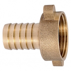 Штуцер под накидную гайку, F(ВР), 1/2", латунь