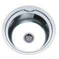 Мойка нержавеющая врезная AQUATTRO круглая, глянцевая