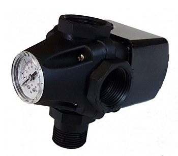 Реле давления со встроенным манометром TIM 1" 1,4-2,8 атм, класс IP-54 [1/40]