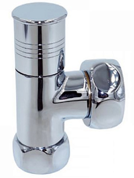 Кран угловой TIM F1" x F1/2", хром, кругл [1/20]