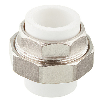 Муфта разъёмная PPR-латунь, для горячей воды