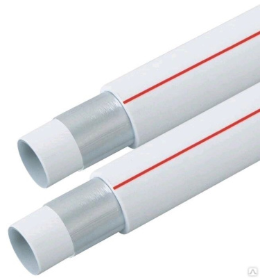 Труба AQUATTRO PN-25 армированная алюминием STANDART, 4 м