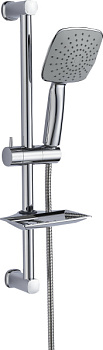 Душевая стойка AQUATTRO Q01-7011 с шлангом, лейкой и мыльницей[1/20]