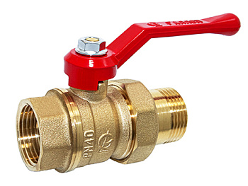 Кран шаровой ГАЛЛОП DN-25 PN40 СТАНДАРТ 222 ВхН(FM-американка 1"), удлин, руч[1/20]