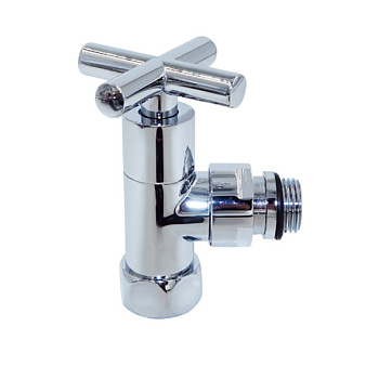 Кран угловой TIM F3/4" x M1/2", хром, крест [1/20]