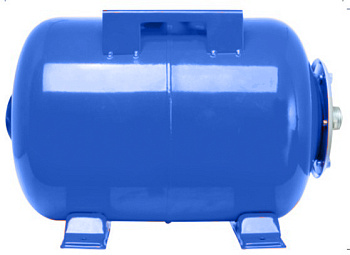 Бак мембранный AQUATTRO  горизонтальный ХВС 24л, 8атм, 1"