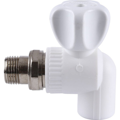 Вентиль разъёмный AQUATTRO, PPR-M(НР), угловой