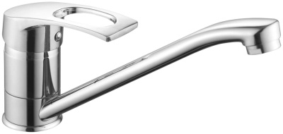 Смеситель для кухни RAINSBERG R4803F одноруч, с длинным изливом 22см, шпил [1/10]