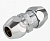 Концевик для жесткой трубки TIM прямой (цан-цан) 3/8" x 3/8" [10/200]