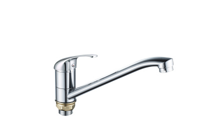 Смеситель для кухни AQUATTRO Q01-0150 одноруч, с длин изл 22 см, гайка, без подводки [1/10]