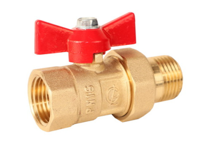 Кран шаровой ГАЛЛОП DN-15 PN16 ПРАКТИК 132 ВхН(FM-американка 1/2"), удлин, баб[1/70]