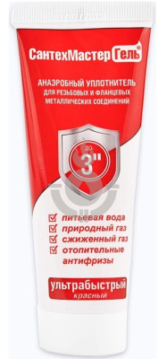 Анаэробный гель СантехМастерГель Красный до 3" 35 г [1/40]