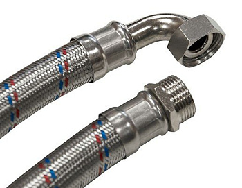 Подводка антивибрационная ГИГАНТ для насоса FM1" (ВР-НР), угловое, диаметр 32мм