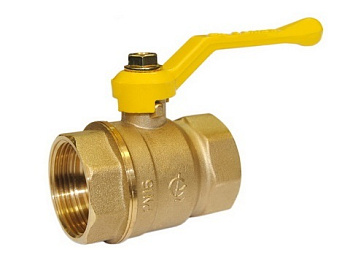 Кран шаровой газовый ГАЛЛОП DN-15 PN 40 СТАНДАРТ 220 ВхВ, руч (FF1/2") [1/60]