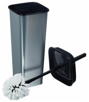 Ерш туалетный Aquant с закр выс подставкой, металлик [1/8]