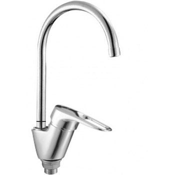 Смеситель для кухни OUTE T3113B-1 одноруч, с высоким изливом 25 см, гайка [1/12]