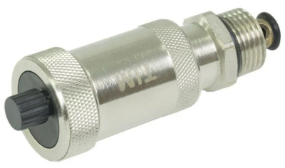 Воздухоотводчик автоматический, TIM, НР(M), 1/2", прямой, отсекающий клапан, хром[10/100]