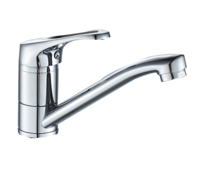 Смеситель для кухни AQUATTRO Q01-1253 одноруч,корот изл15см,шпил,руч пласт,б/подвод [2/20]