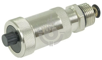 Воздухоотводчик автоматический TIM M (НР) 1/2" прямой, отсекающий клапан хром [10/100]