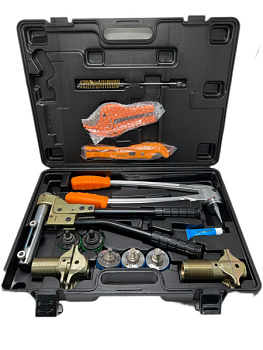 Пресс ручной аксиальный TIM FT1240A-18 PINK: 16-2,2;20-2,8; 25-3,5; 32-4,4, экспандер, ножницы [1/2]