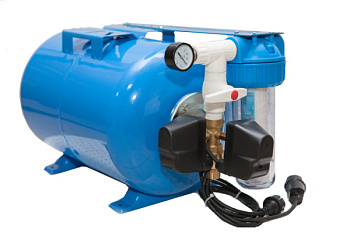 Комплект оборудования для насоса ETERNA 80л, горизонтального монтажа, с реле давления и сухого хода