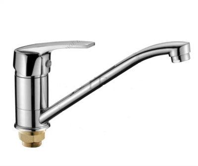 Смеситель для кухни OUTE T0603B одноруч, с длинным изливом 25 см, гайка [1/16]