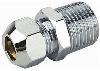 Концевик для жесткой трубки TIM прямой MC (НР-цан) 1/2" x диам10 мм [48/192]