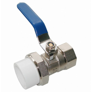 Кран шаровой разъемный, AQUATTRO PPR, шар сталь, ВР