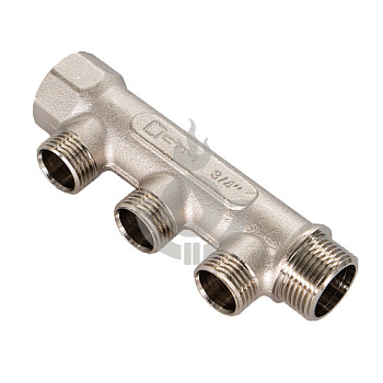 Коллектор FMM 3/4" x 1/2", никел