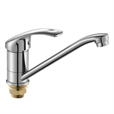 Смеситель для кухни OUTE T0503B одноруч, с длинным изливом 25см, гайка [1/16]