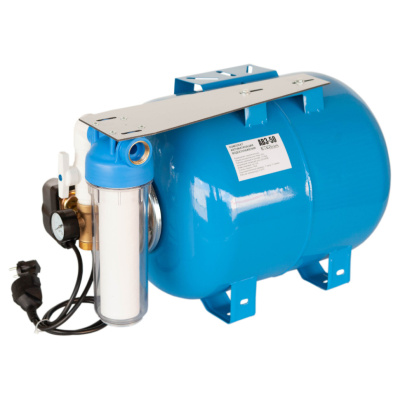 Комплект оборудования для насоса ETERNA 50л, горизонтального монтажа, с реле давления и сухого хода