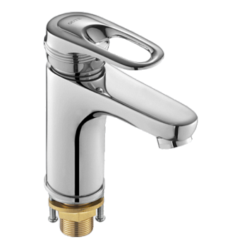 Смеситель для умывальника OUTE T3801C одноруч, гайка [1/10]