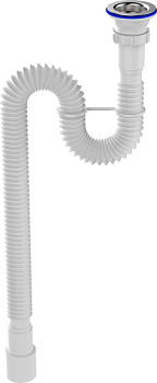 Гофросифон AQUATTRO AQF150 1 1/2"х40/50 1500 мм [1/50]