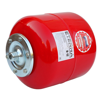 Бак расширительный ETERNA вертикальный 12л, 6атм, отопление (красный), 1" [1]