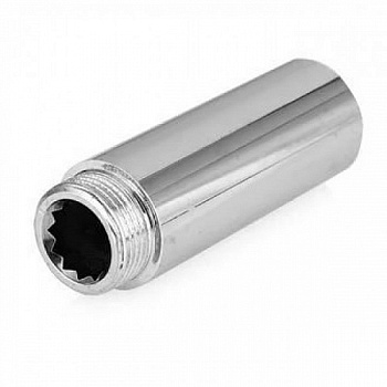 Удлинитель, FM(ВР-НР), 1/2", хром