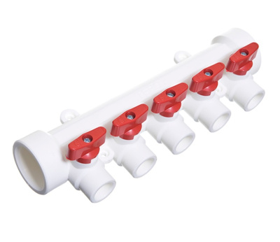 Коллектор с шаровыми кранами AQUATTRO, PPR